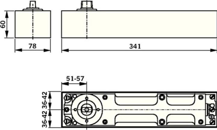 Produktbild Dormakaba Bodentürschliesser BTS 80 (Indoor)