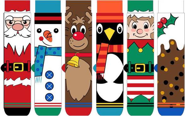 Produktbild United Oddsocks Santa Banter (3er Pack, 39 - 46)