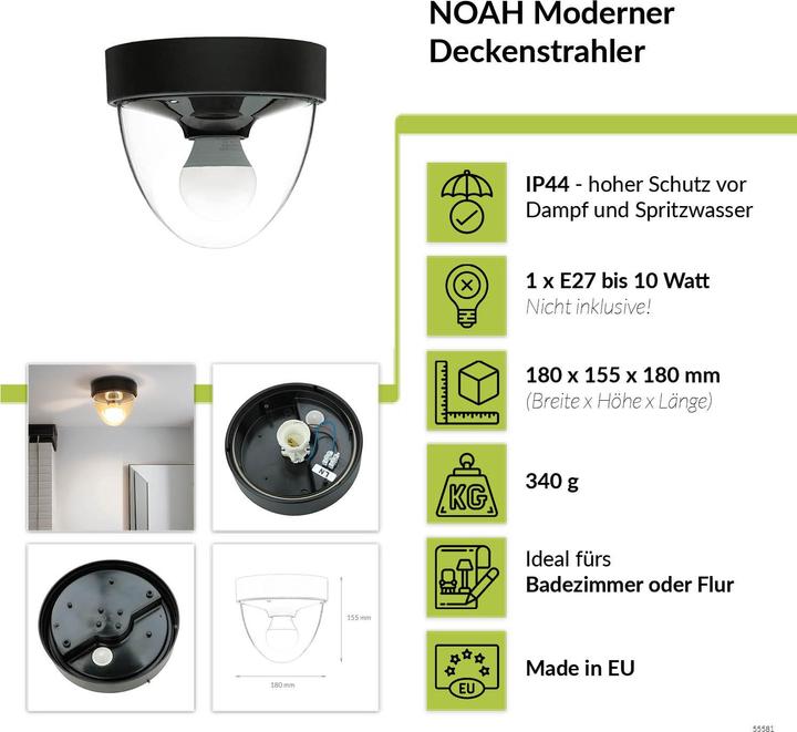 Image du produit Licht-Erlebnisse Maira (E27)