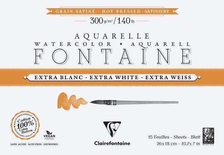 Immagine prodotto Clairefontaine Aquarellpapier extraweiss sat. (272 x)