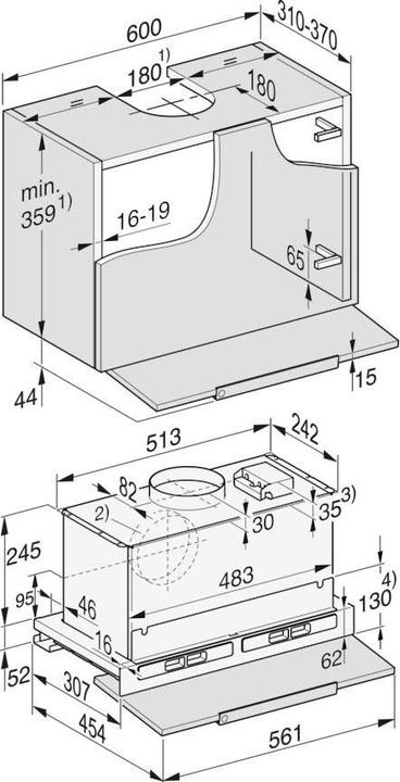 Produktbild Miele DAS 8630 (Flachschirmhaube)