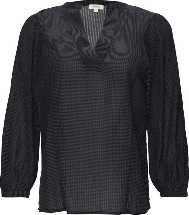 Produktbild s.Oliver Bluse Transparente Bluse mit Strukturmuster (38)