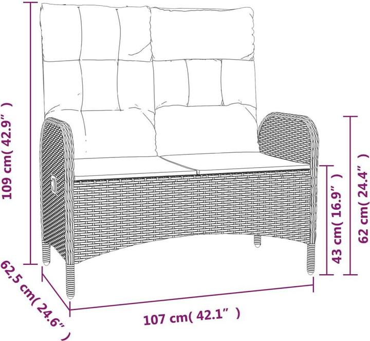 Produktbild vidaXL Garten-Essgruppe