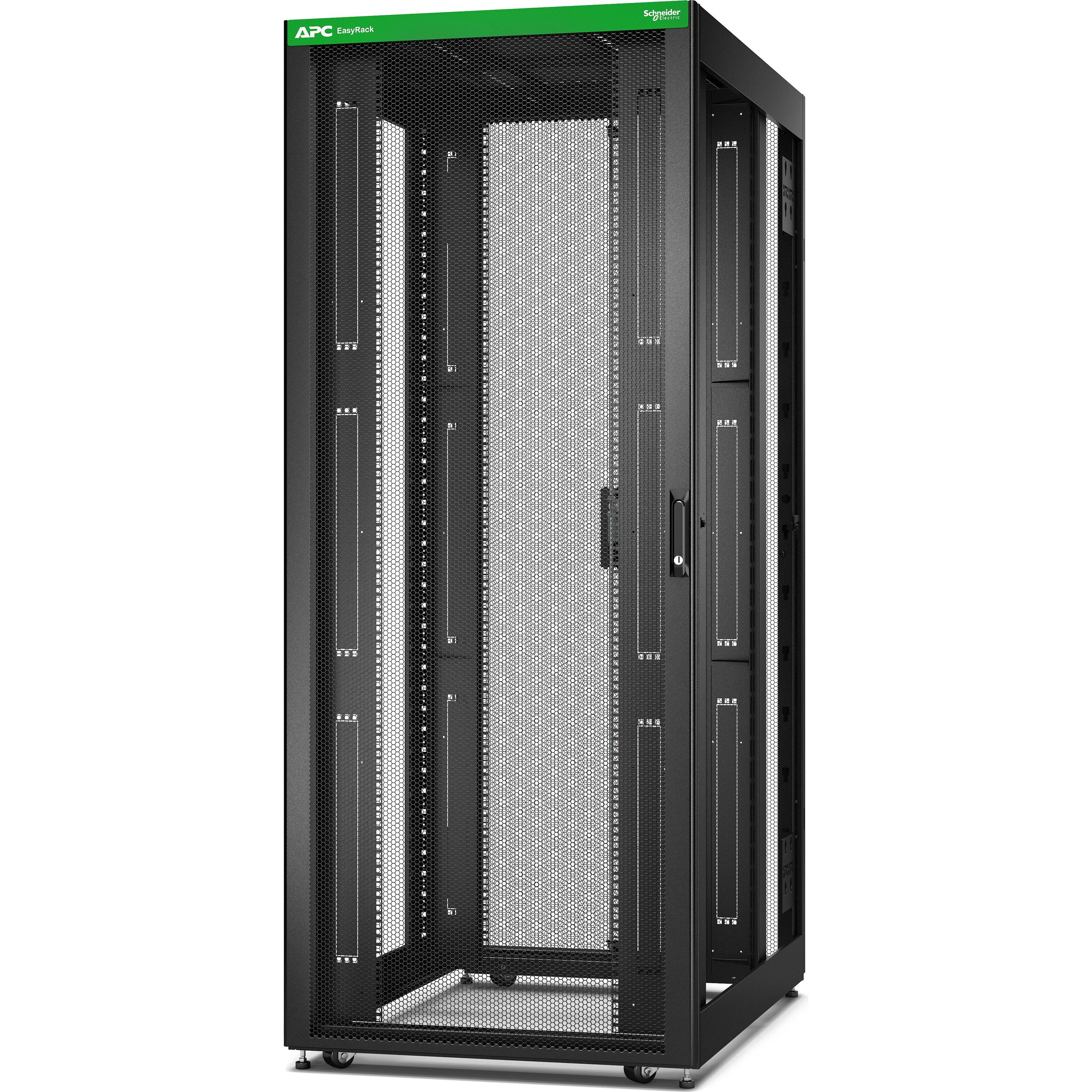 APC Netzwerkschrank Easy Rack ER8220 42HE / Schwarz (42 HE, 19 Zoll Rack), Serverschrank, Schwarz