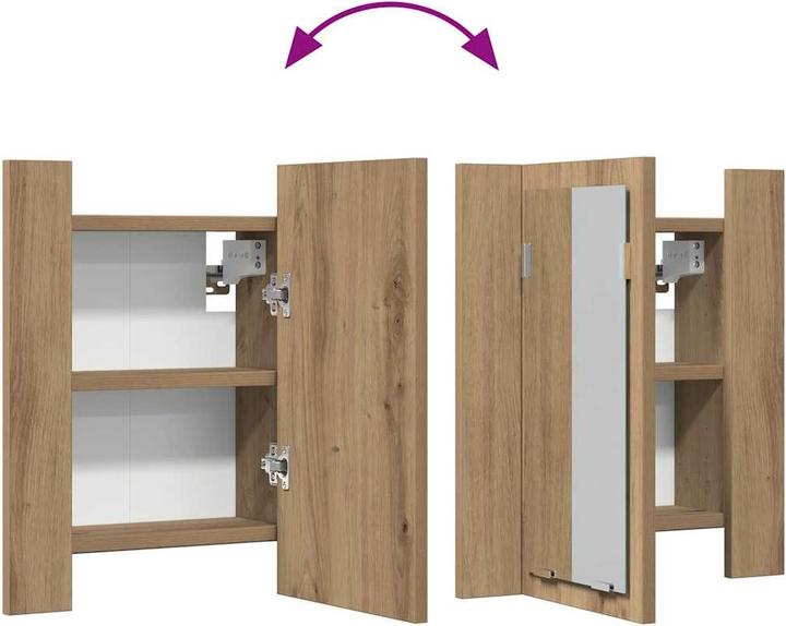 Produktbild vidaXL LED Spiegelschrank (40 x 12 x 45 cm)