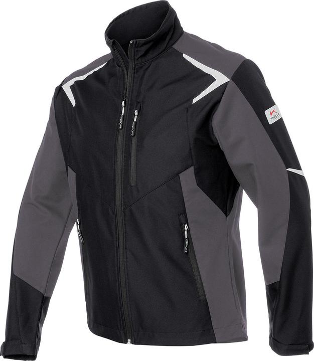 Produktbild Kübler Softshell Jacke BODYFORCE schwarz/anthrazit Form 1425 Grösse 4XL (4XL)