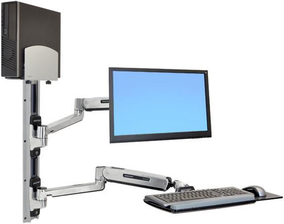 Image du produit Ergotron LX Sit Stand Système de montage mural (Mur, 42", 11.30 kg)