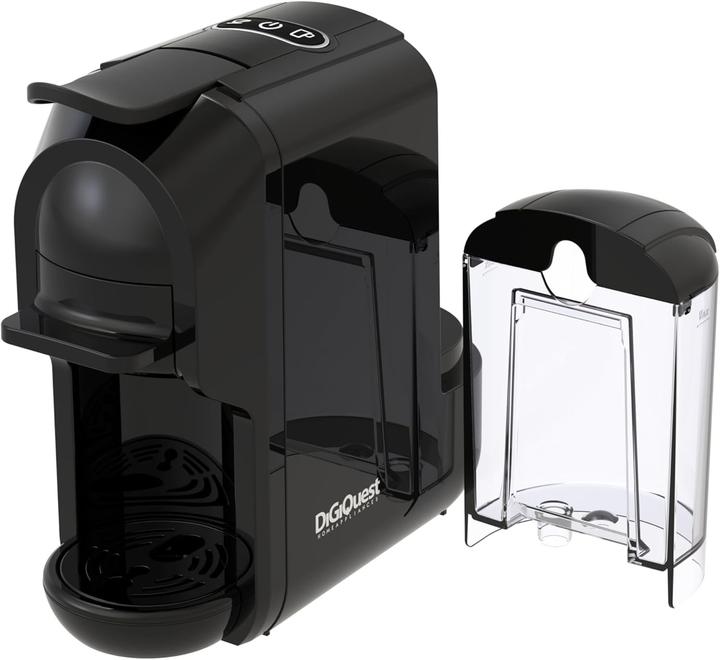 Produktbild Digiquest Kapselkaffeemaschine mit Nespresso-Modul für kurzen und langen Kaffee, 1450 W, 19 Bar