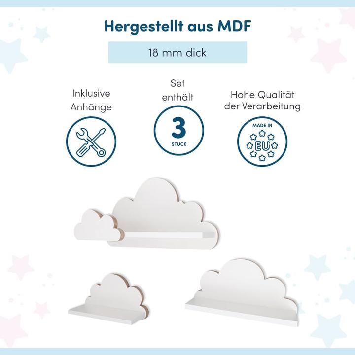 Produktbild Moliland Wolkenregal Set, Laguna