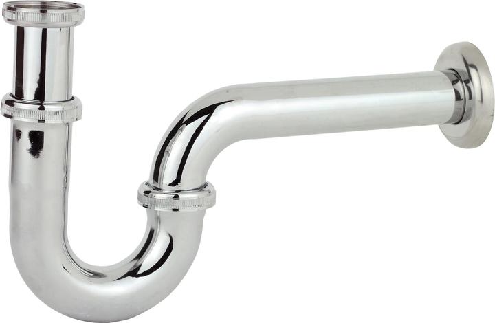 Productafbeelding Kirchhoff Buisvormige sifon, chroom, 1 1/4" x 32 mm (Buisvormige hevel, 1 1/4")