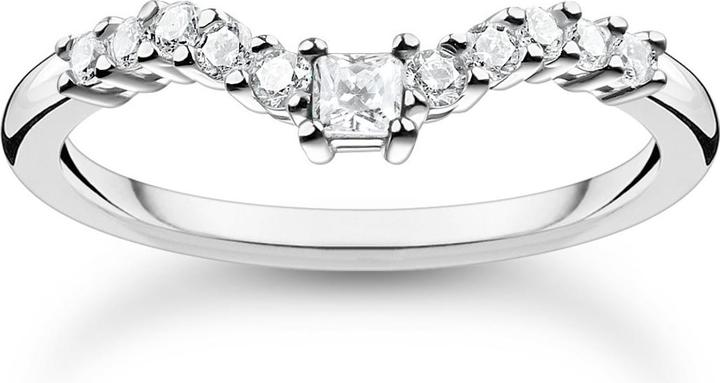 Produktbild Thomas Sabo Ring mit Weissen Steinen Silber (54, 925 Silber)