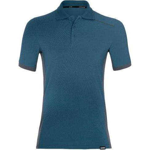 Uvex Safety, Arbeitsjacke, Poloshirt uvex suXXeed industry blau, nachtblau XL (XL)