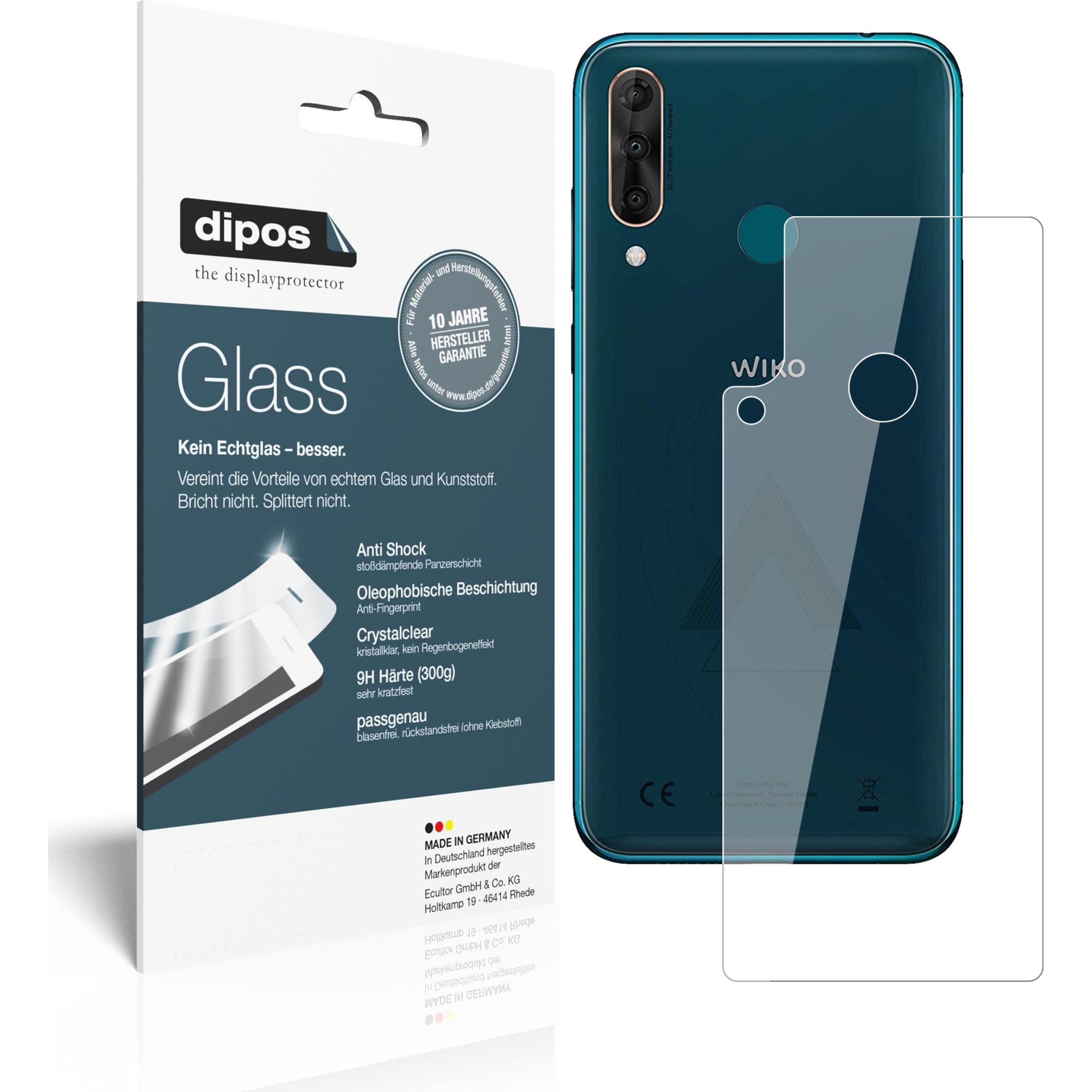 Dipos Displayschutz Anti-Shock (2 Stück, Wiko View 3 Pro), Smartphone Schutzfolie, Transparent