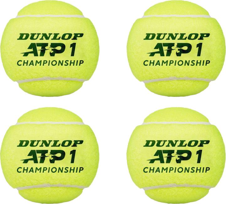 Actual product image Dunlop Tennis balls ATP Championship 4-pack