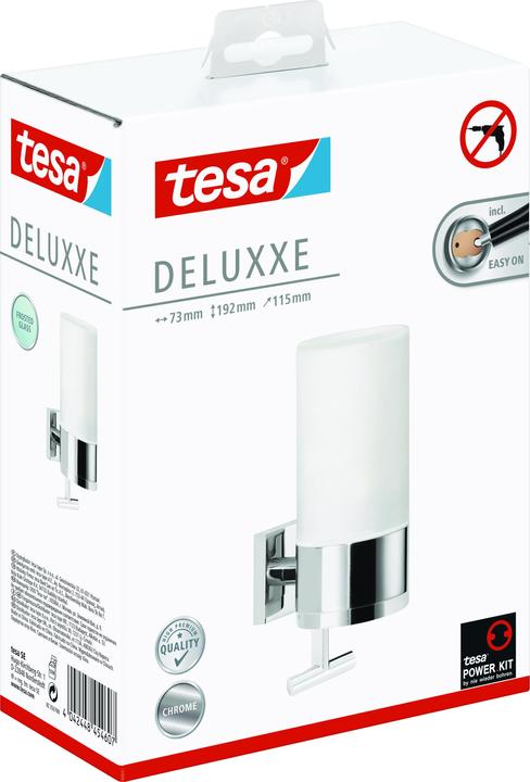 Produktbild tesa DELUXXE Seifenspender inkl. Klebelösung ohne Bohren