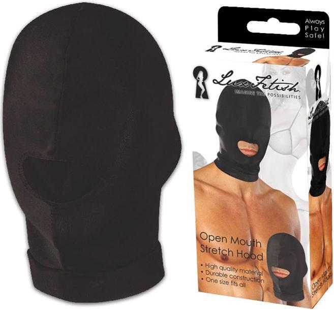 Lux Fetish Open Mouth Stretch Hood