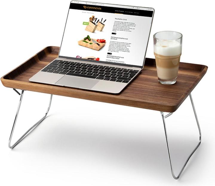 Actual product image Continenta Bed tray, walnut, 53x32x7cm
