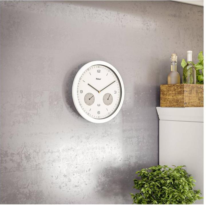Produktbild Mebus Funk Wanduhr Lernbausatz 52826 (26 cm)