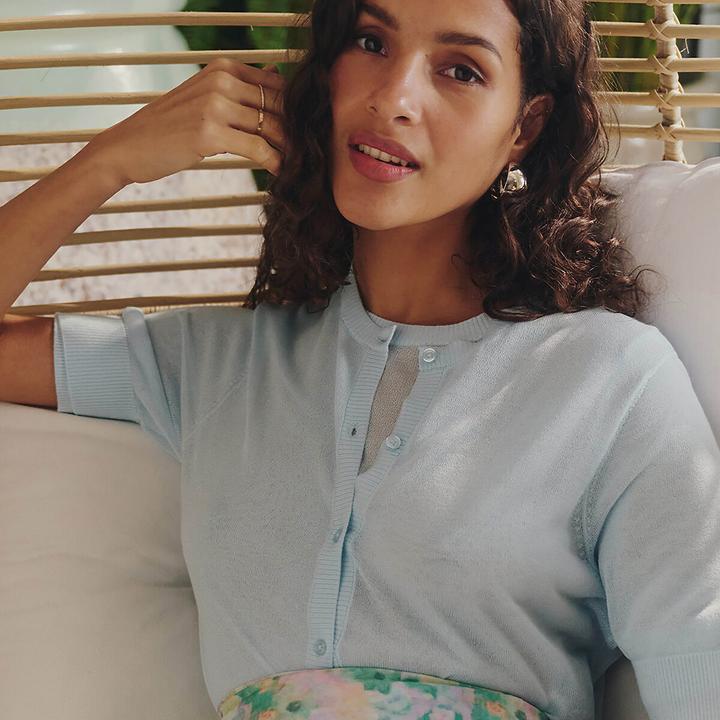 Produktbild La Redoute Collections Kurze Strickjacke (M)