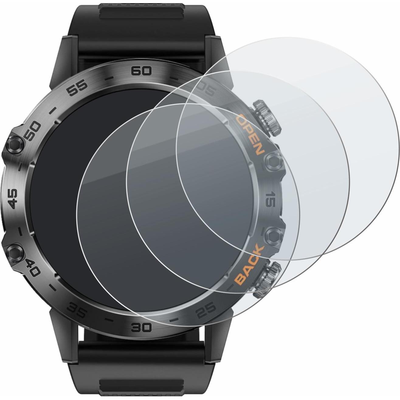 Thumbnail - BROTECT Schutzglas Schutzfolie Displayschutz Display Schutz Glas Folie matt, Smartwatch Schutzfolie, Grau