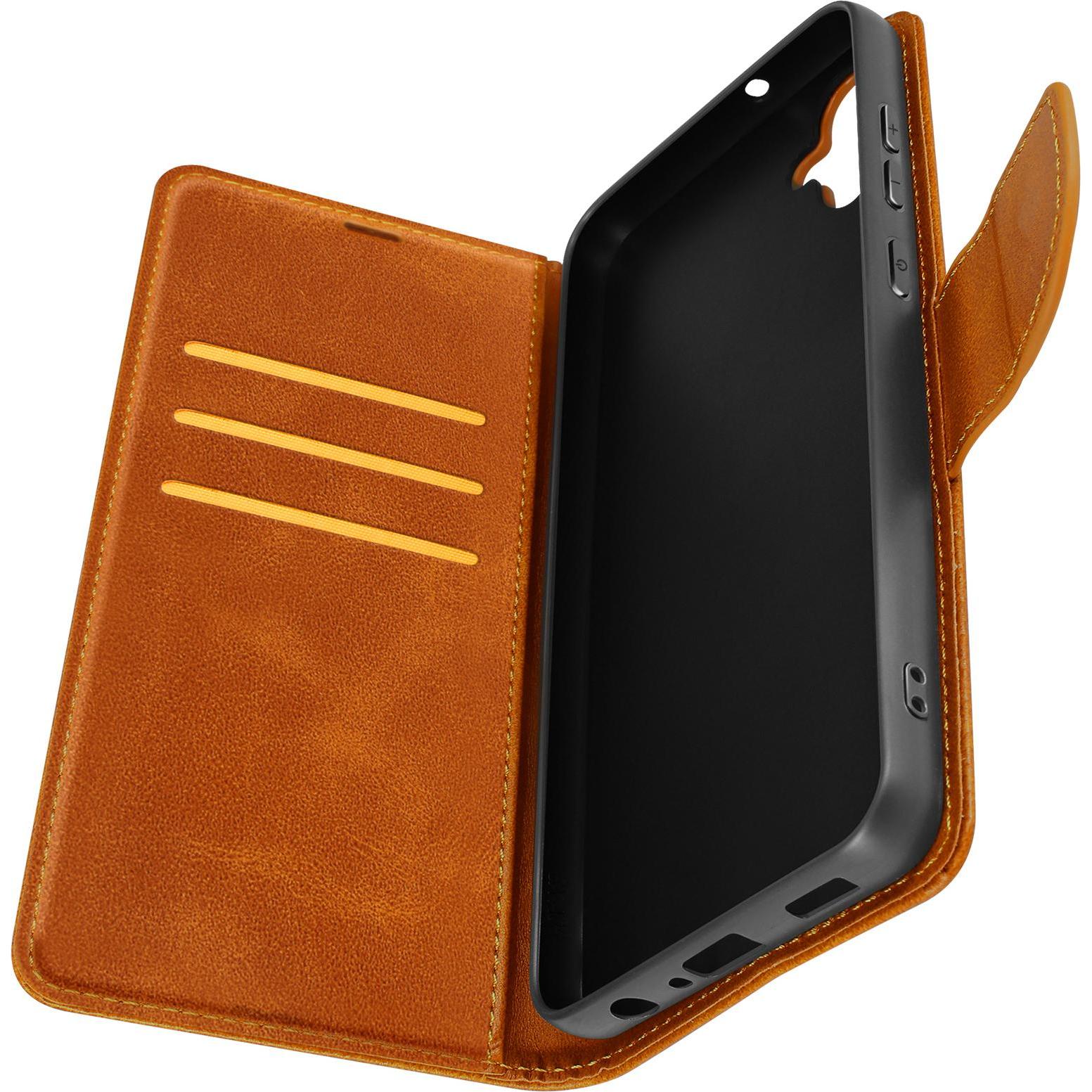 Avizar Vintage Series (Samsung Galaxy A05), Smartphone Hülle, Braun