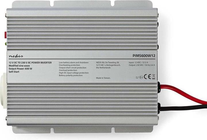 Produktbild Nedis Power Inverter änderte Sinus-Wellen Eingangsspannung: 12 V DC Geräteausgangsanschluss: 1 230
