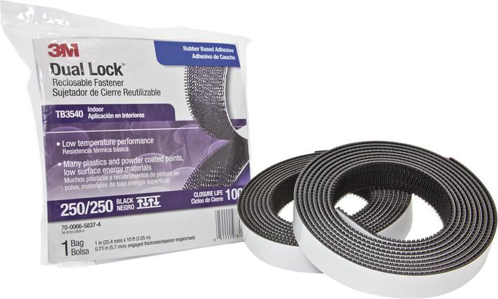 Image du produit 3M Dual Lock - fermeture à pression flexible SJ-3540, 25 mm x 45.7 m (25 mm)