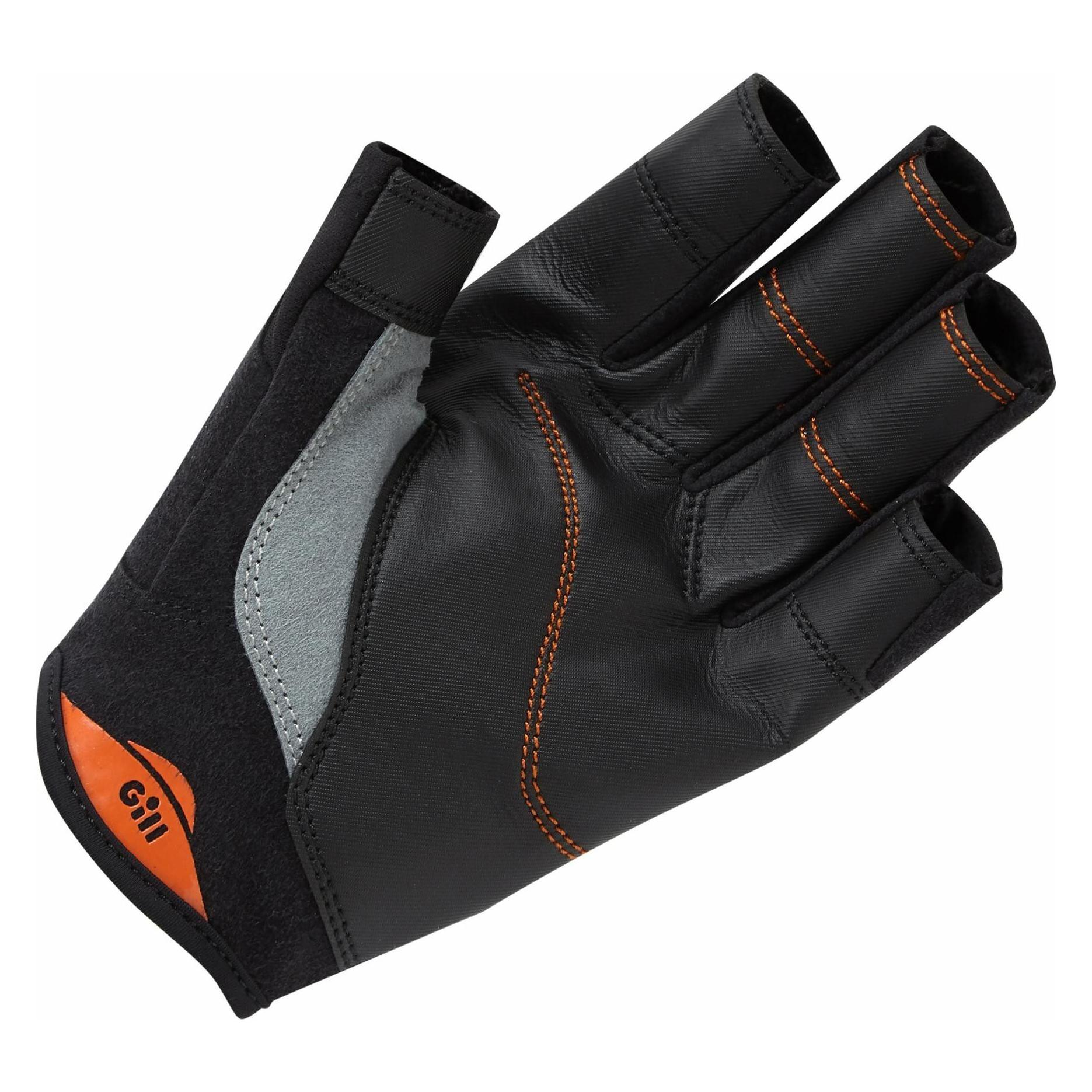 Gill, Herren, Handschuhe, Championship Segelhandschuhe, Kurzfinger, Schwarz, (M)