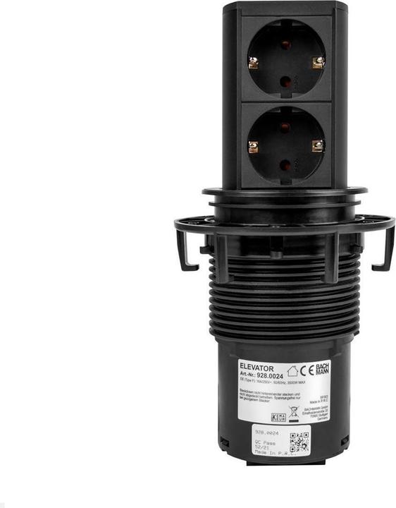Produktbild Bachmann BACH Steckdoseneinheit (2x, CEE 7/3, 2 m)