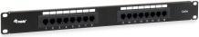 Produktbild equip Patchpanel 16x RJ45 Cat5e 19" 1HE ungeschirmt schwarz