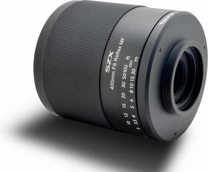Actual product image Tokina SZX 400mm 1:8 MF Reflex for T-Mount adapter (C-mount, APS-C / DX, full size, Micro Four Thirds)