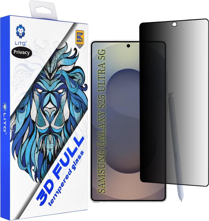 Produktbild Lito - 3D Full Cover - Samsung Galaxy S25 Ultra - Privacy (Samsung Galaxy S25 Ultra)