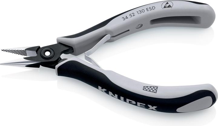 Produktbild Knipex Flachrundzange mit Schneide (160 mm)