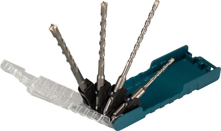 Productafbeelding Makita E-14249 TCT grąžtas SDS-PLUS perforatoriams / 4-ių pjovimo briaunų, 4vnt. rinkinys (5x110, 6x160, 8 (8,0, 6,0, 5,0)
