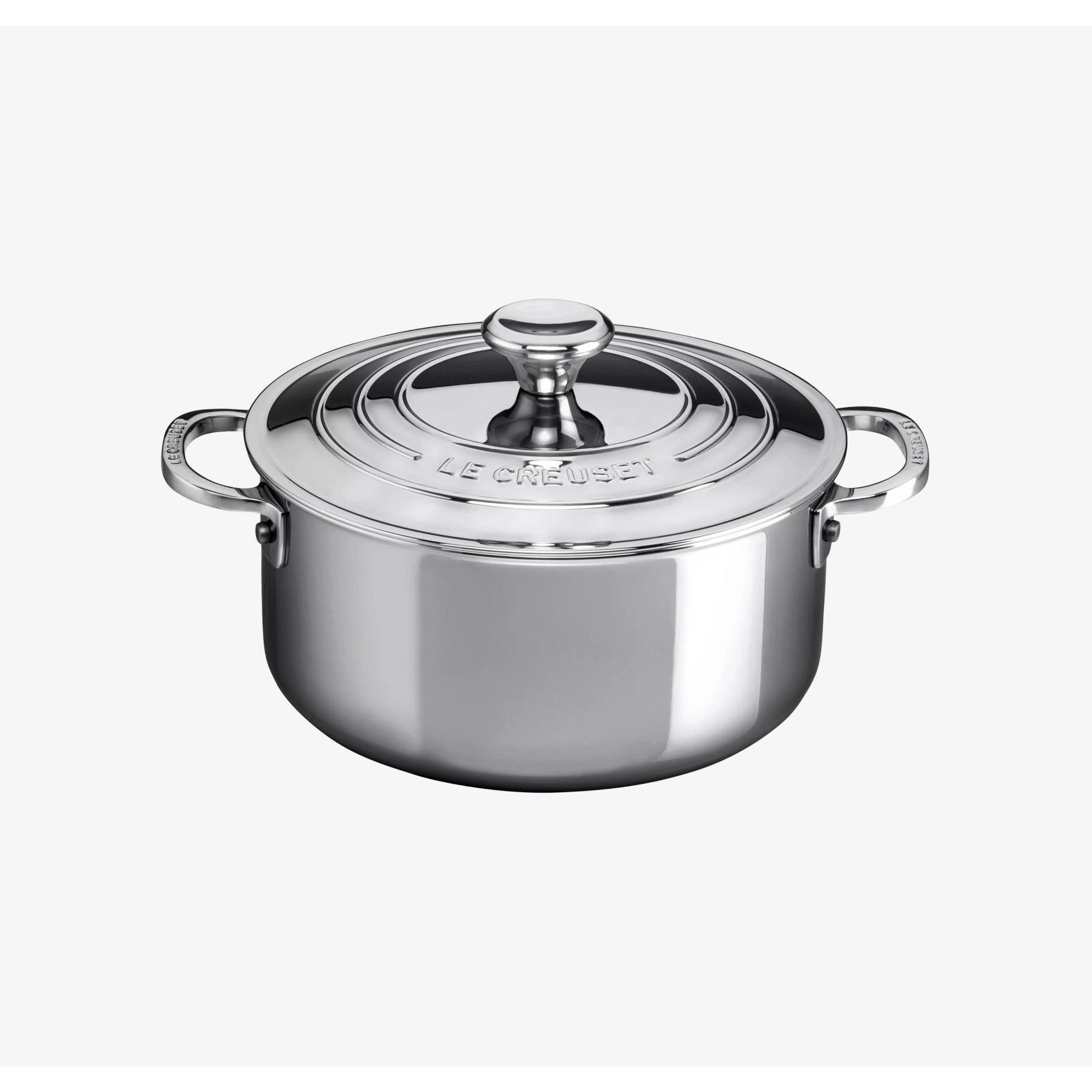 Thumbnail - Le Creuset 3-ply Plus, Pfanne + Kochtopf, Silber