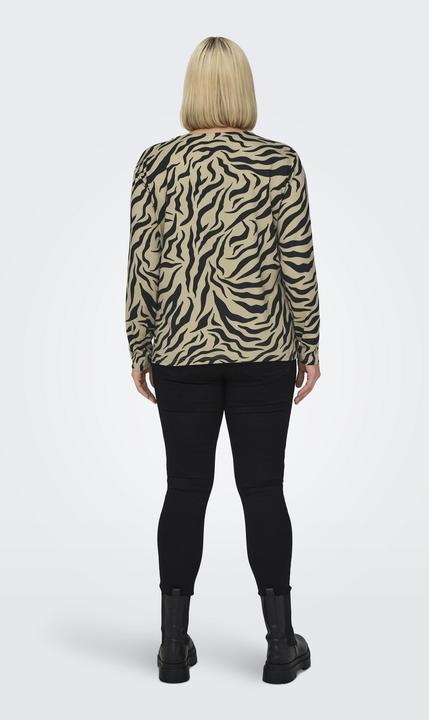 Image du produit Only Coupe normale Col rond Curve Volume des manches Top (L)