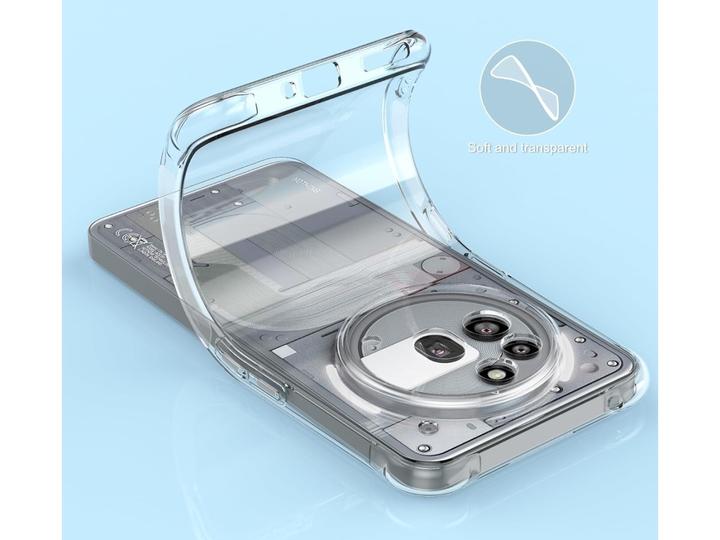 Actual product image Screenguard Crystal Soft Airbag Bumper Cover (Nothing Phone (3a) Pro)