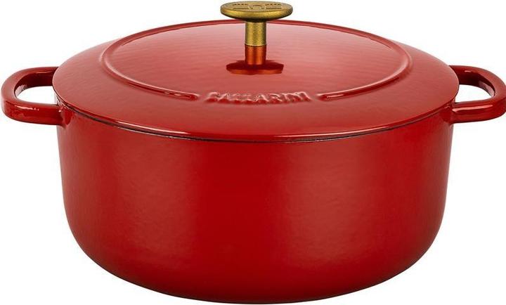 Image du produit Ballarini BELLAMONTE casserole ronde en fonte 75003-563-0 - 5 5 LTR ROT (26 cm, Cocotte + faitout, Fonte)