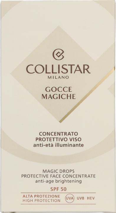 Actual product image Collistar Protective Drops Sun Protection Factor 50 (Sun cream face, SPF 50, 30 ml)