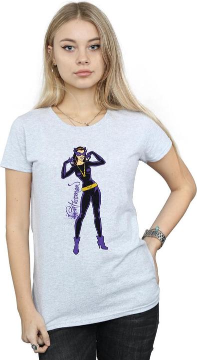 Produktbild Catwoman Happy Pose Baumwolle TShirt (M)