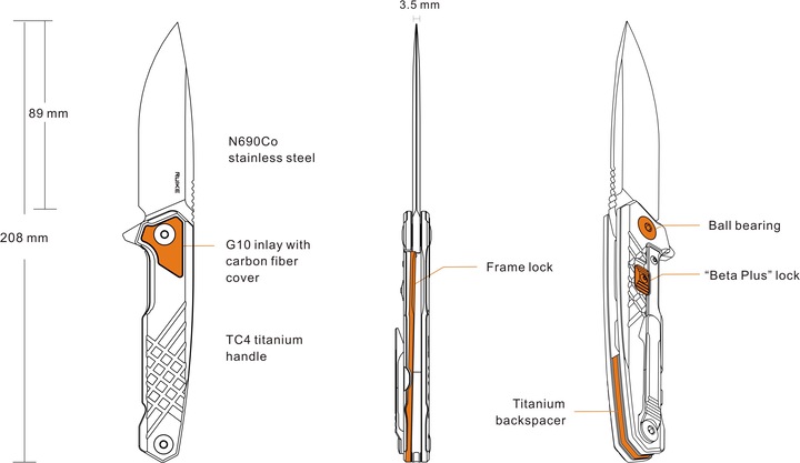 Actual product image Ruike M875-TZ (8.90 cm)