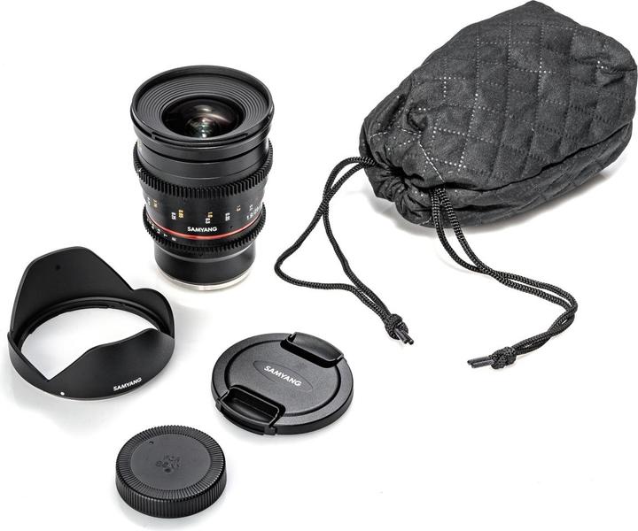 Image du produit Samyang 20mm T1.9 ED AS UMC - Sony E (Sony E, APS-C / DX, Plein format)