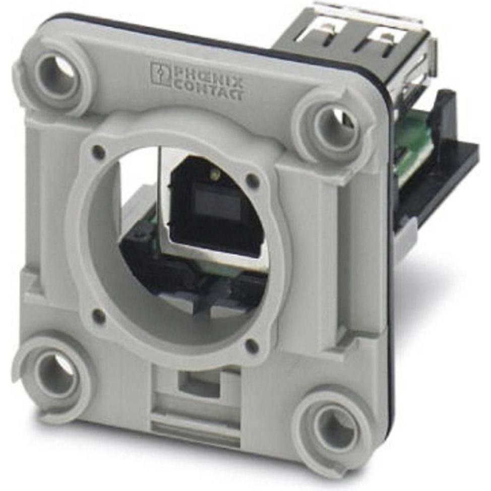 Phoenix Contact Anbaurahmen-Set CUC-V06-F1PGY-UBB/UBAB, Elektronikkabel + Stecker