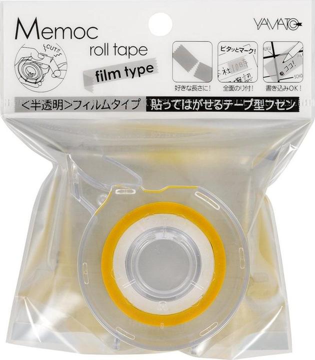 Produktbild NT Cutter Notizzettel 2,5 cm, 1 Rolle, Gelb