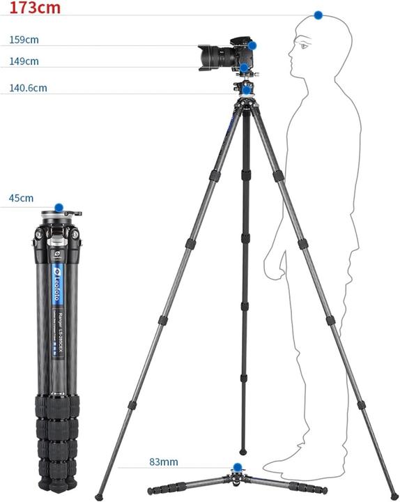 Actual product image Leofoto Ranger LS-255CEX (Stand adapter)