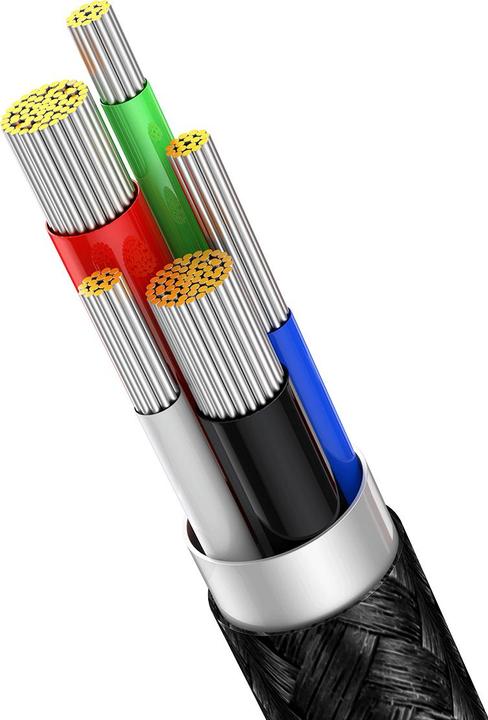 Image du produit Baseus Display Fast Charging Data Cable Type-C to IP 20W 1m Black (1 m, 20 W)