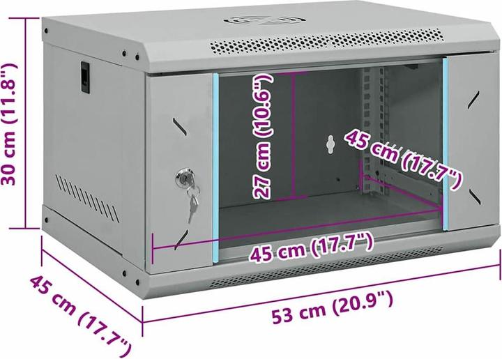 Produktbild VidaXL Netzwerkschrank (16096.74 HE)
