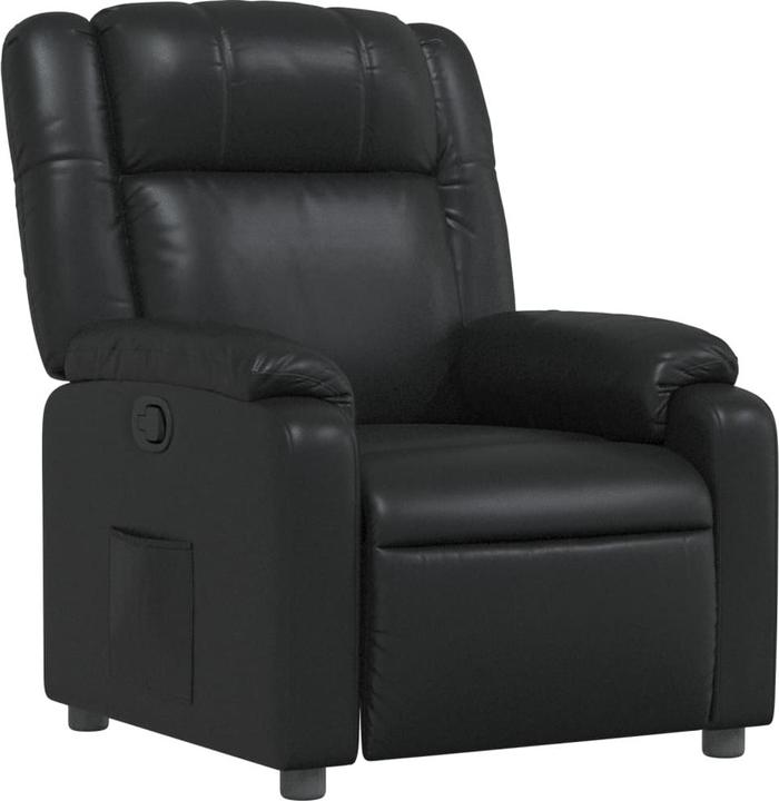 Produktbild vidaXL Relaxsessel Schwarz Kunstleder,Farbe: Schwarz,Material
