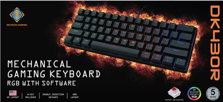 Actual product image Deltaco Mini DK430 (US, Cable)