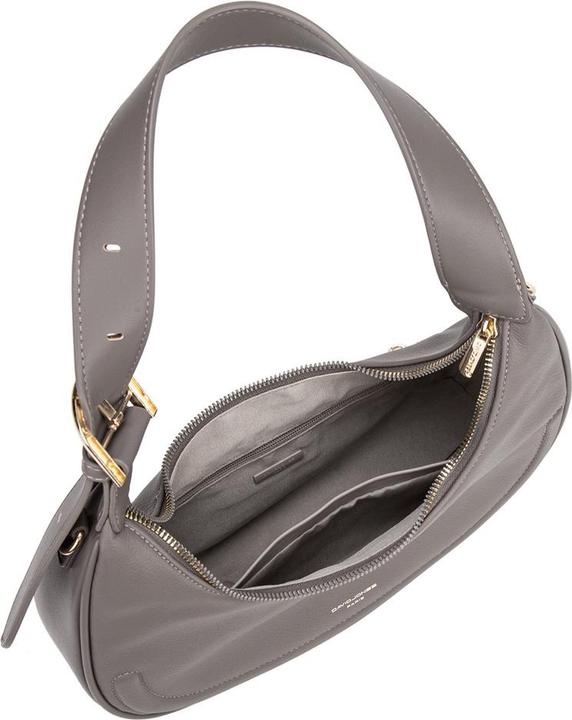Actual product image David Jones Damen Schultertasche - Modell Valeska - 100% Polyurethan - 30.0 X 27.0 X 8.0 Cm